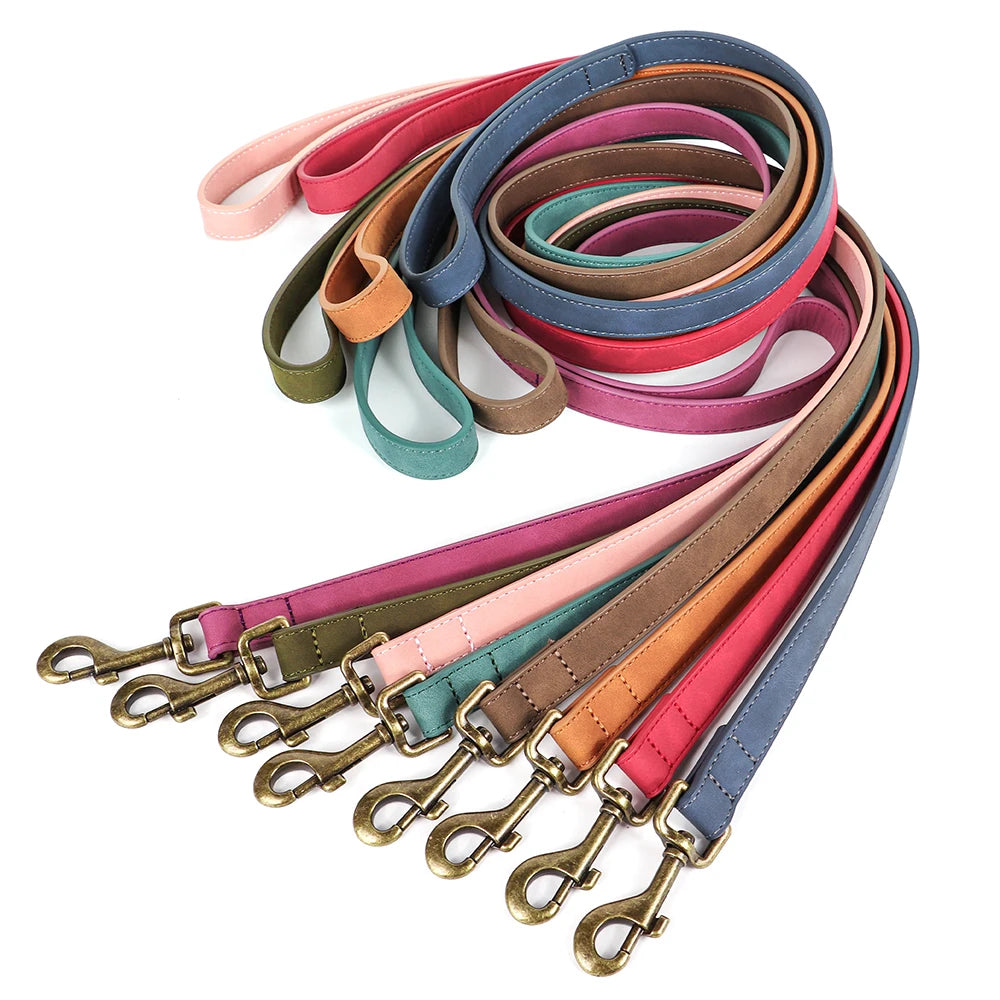 Personalized Dog Collar Leash Set