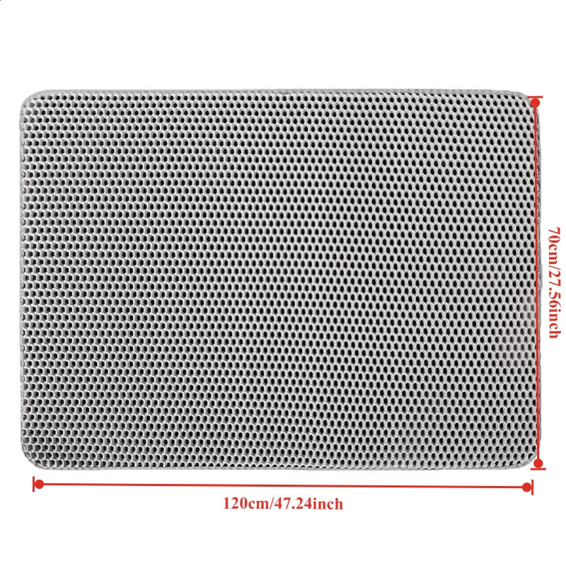 Grand tapis de litière pour chat