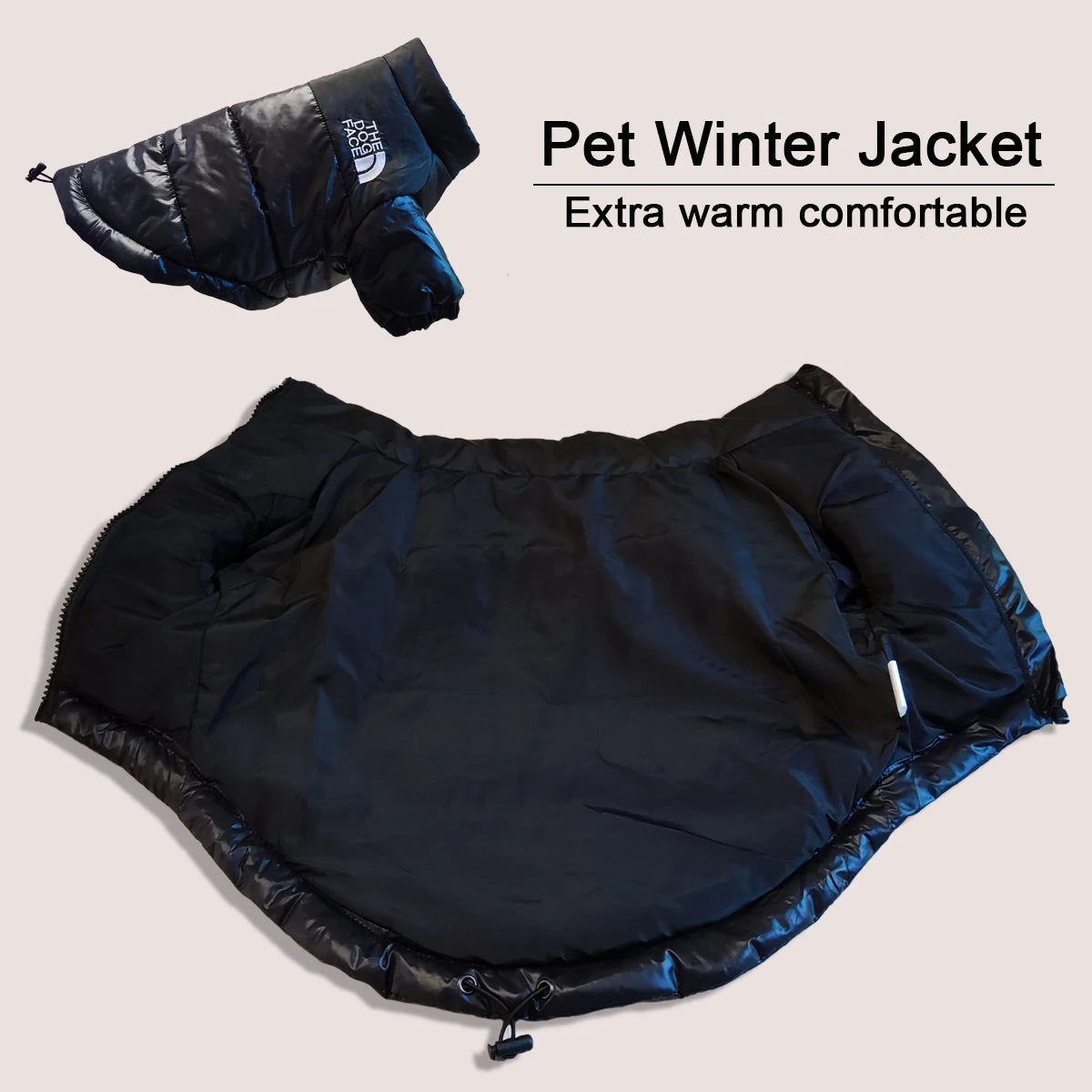 Veste réfléchissante d'hiver pour chien