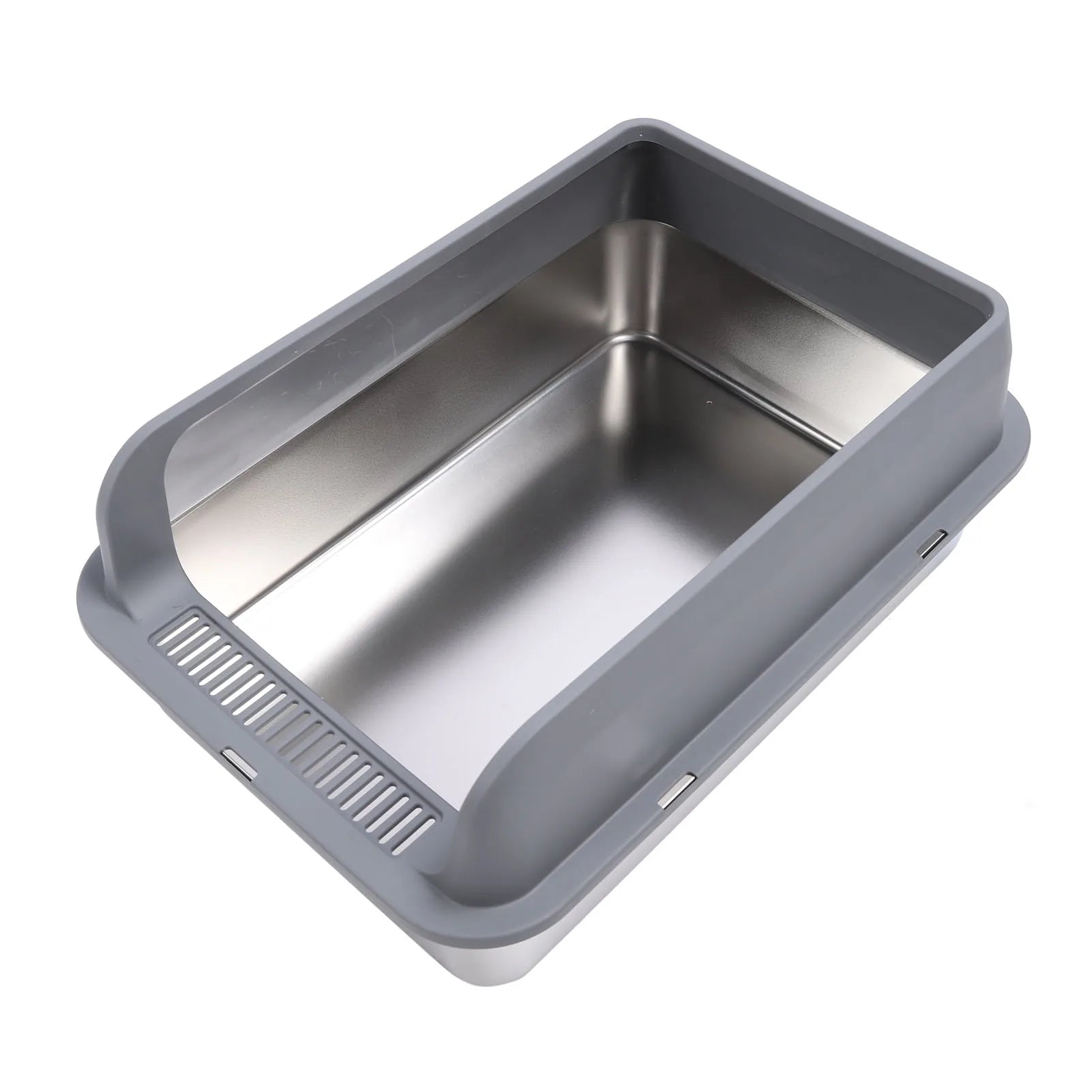 Bac à litière en acier inoxydable