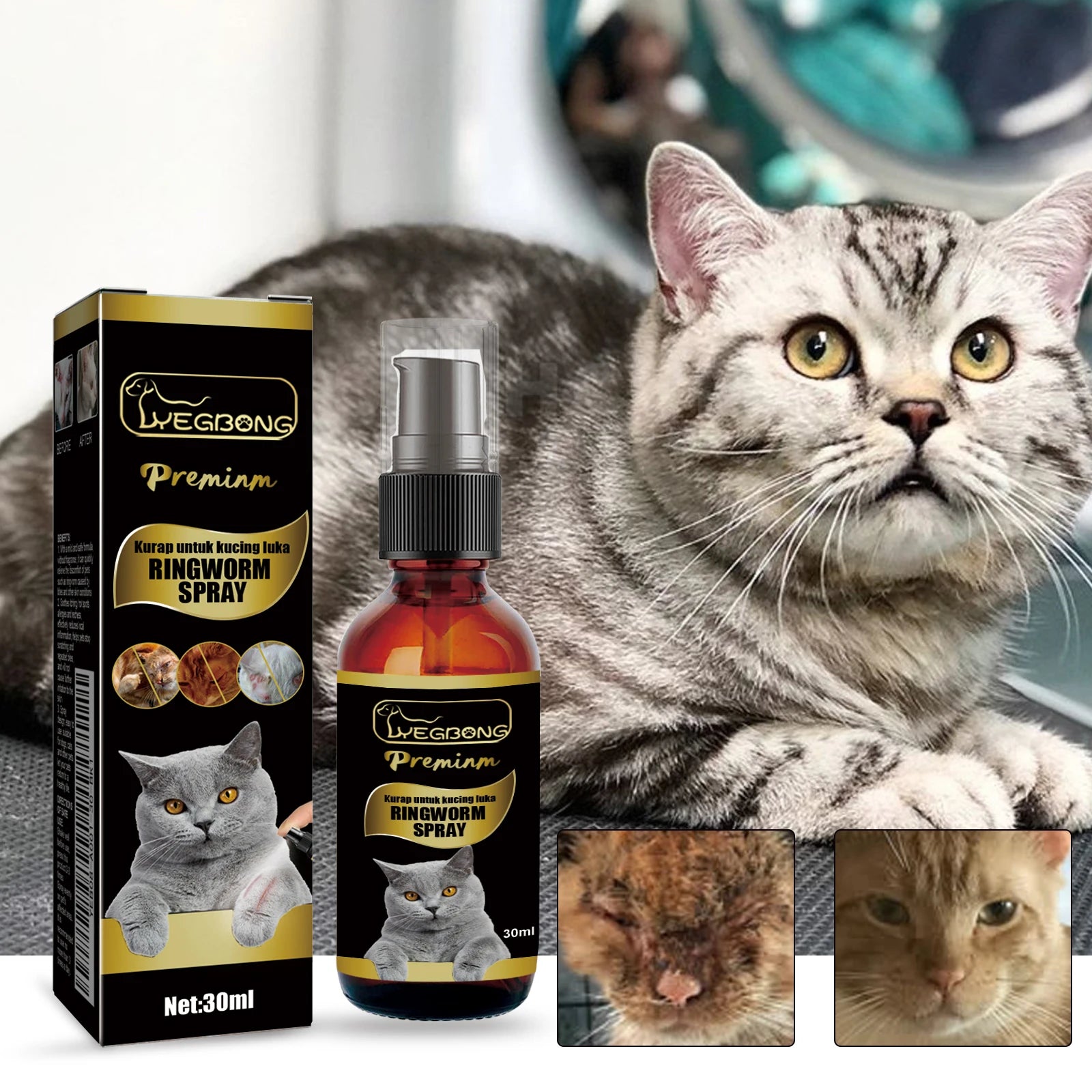 Quick Action Cat Spray - PawFrance 30ml