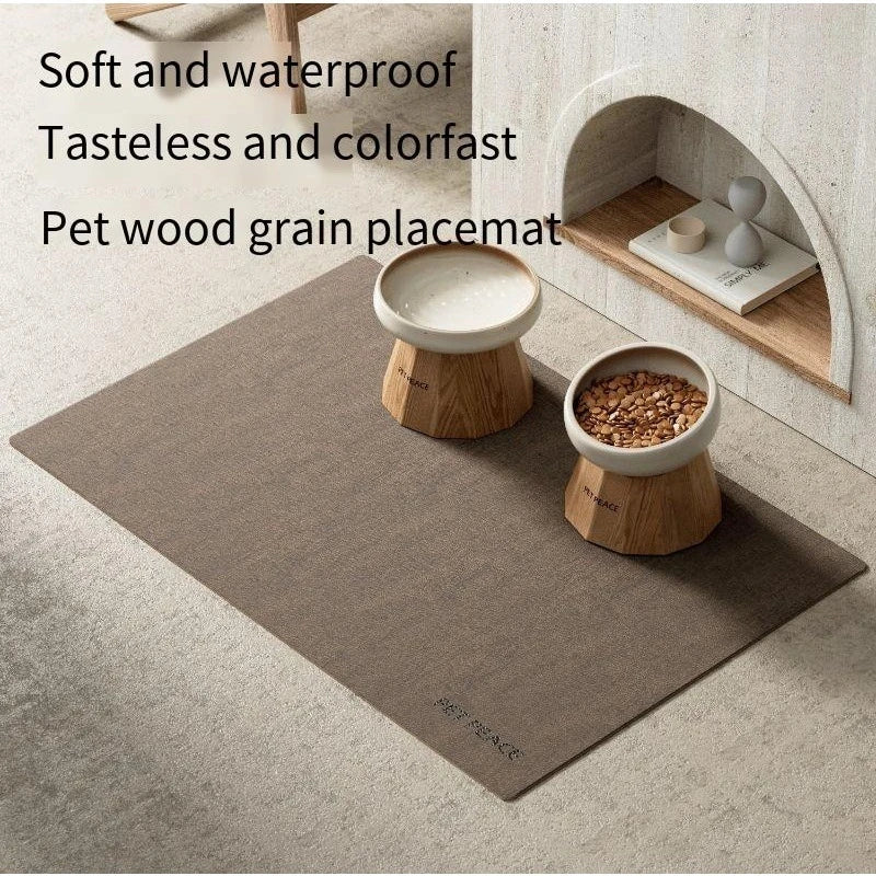 Tapis imperméable pour nourriture pour animaux