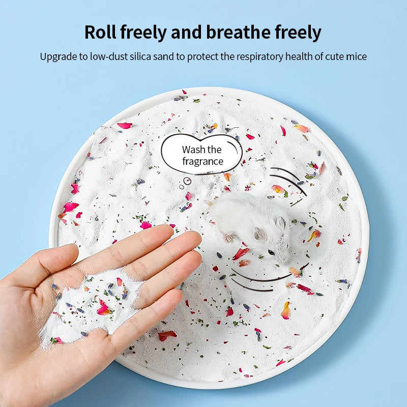 sable de bain pour hamster