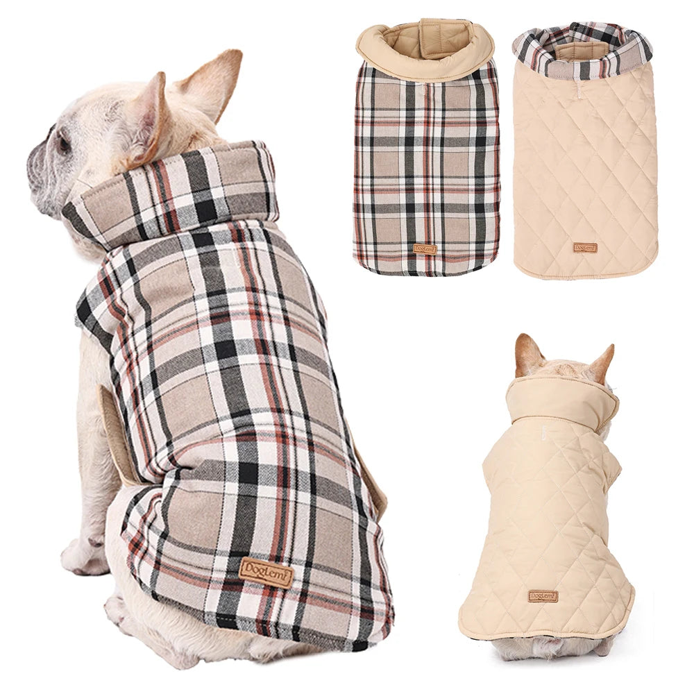 Veste réversible pour chien