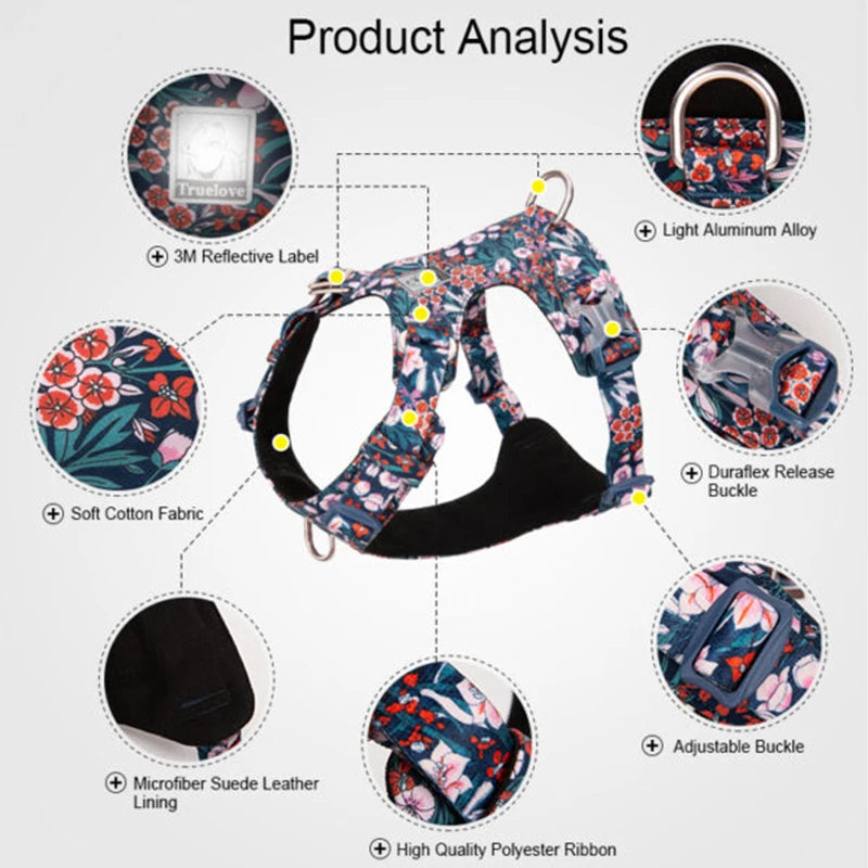 Harnais pour animaux Truelove en coton