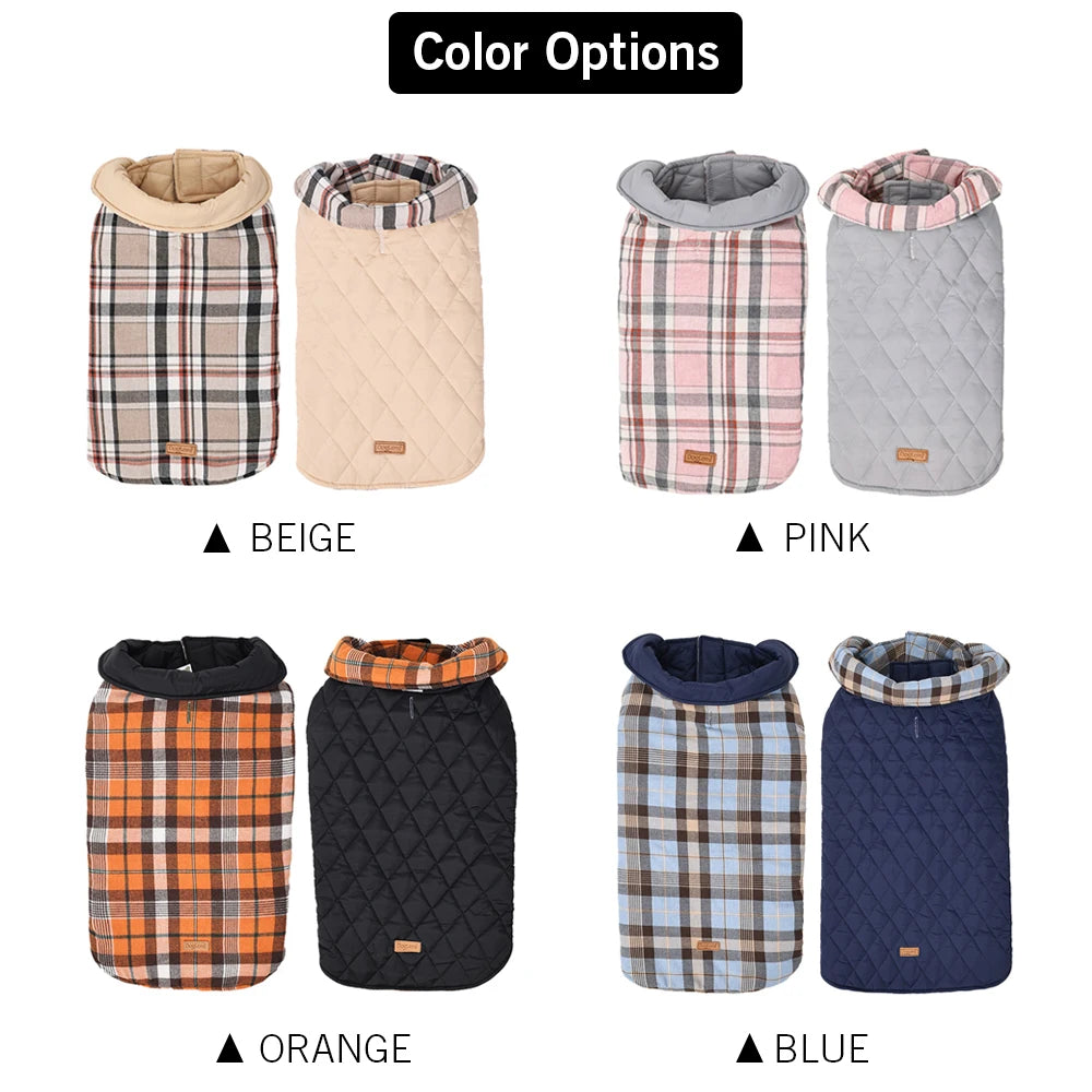 Veste réversible pour chien