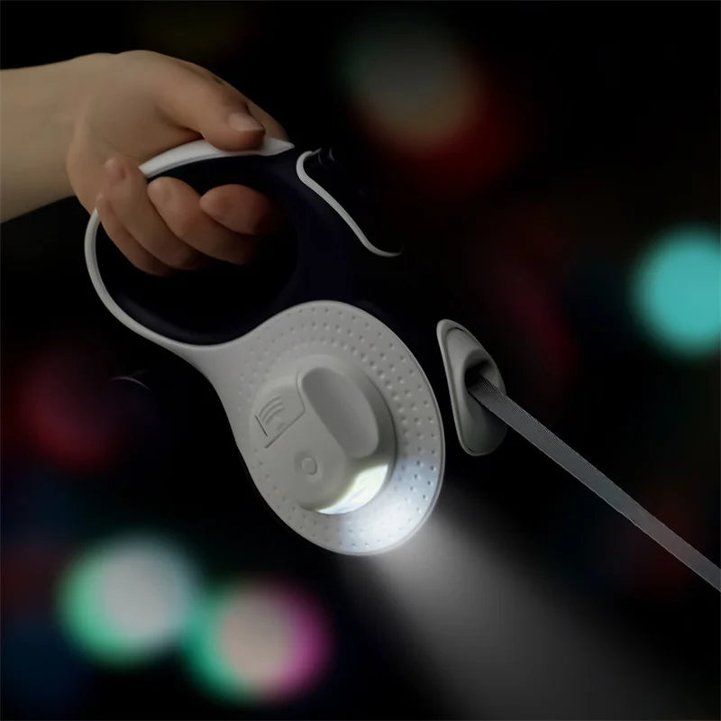 Laisse Chien 5–8 m avec Sac à Crottes