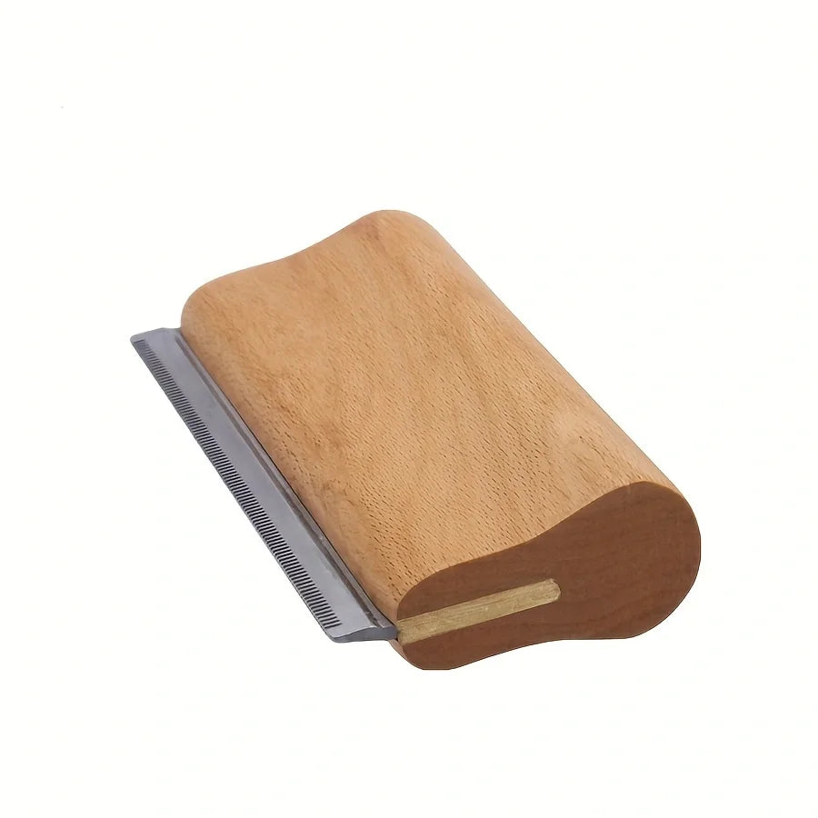 Wood PET Cat Dog  Grooming Tool