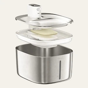 Fontaine à eau sans fil pour chat de 4 L