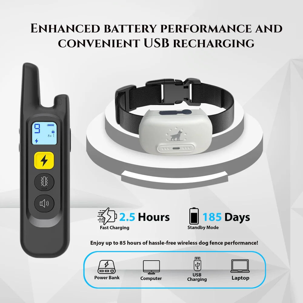 Collier de dressage à distance pour chien