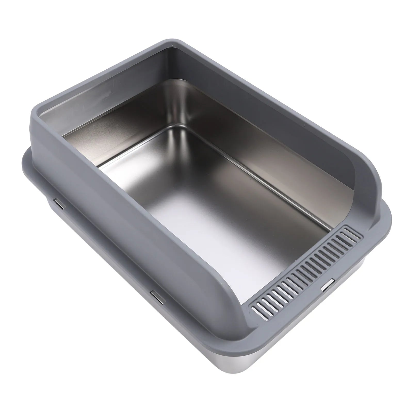 Bac à litière en acier inoxydable