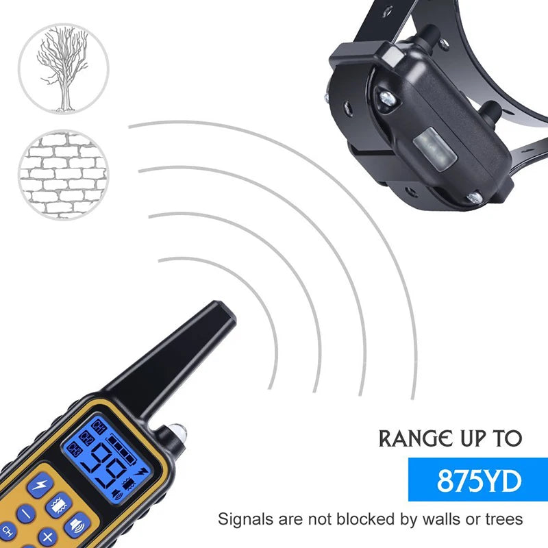 Collier de dressage électrique pour chien