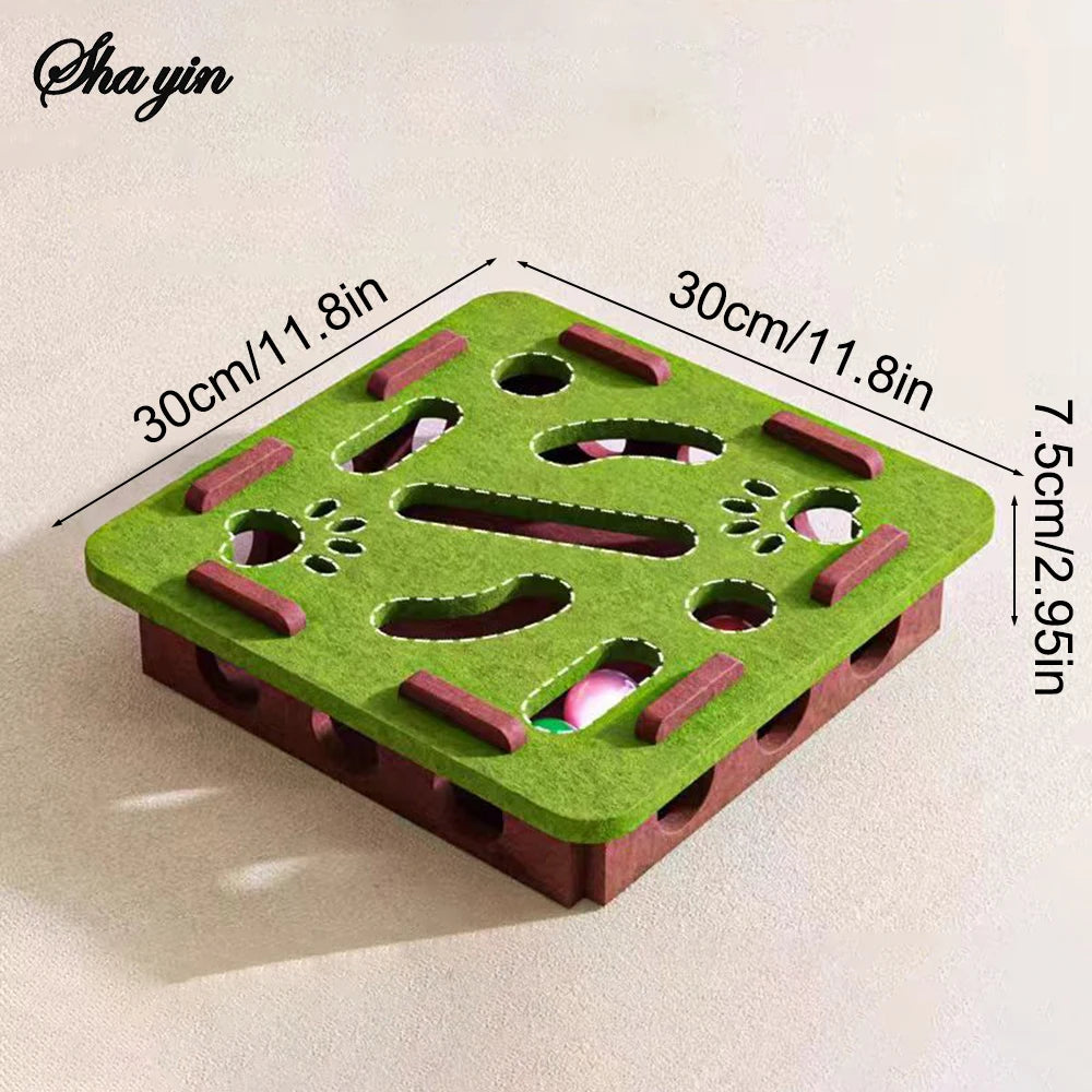 Jouet puzzle pour chat en matériau durable