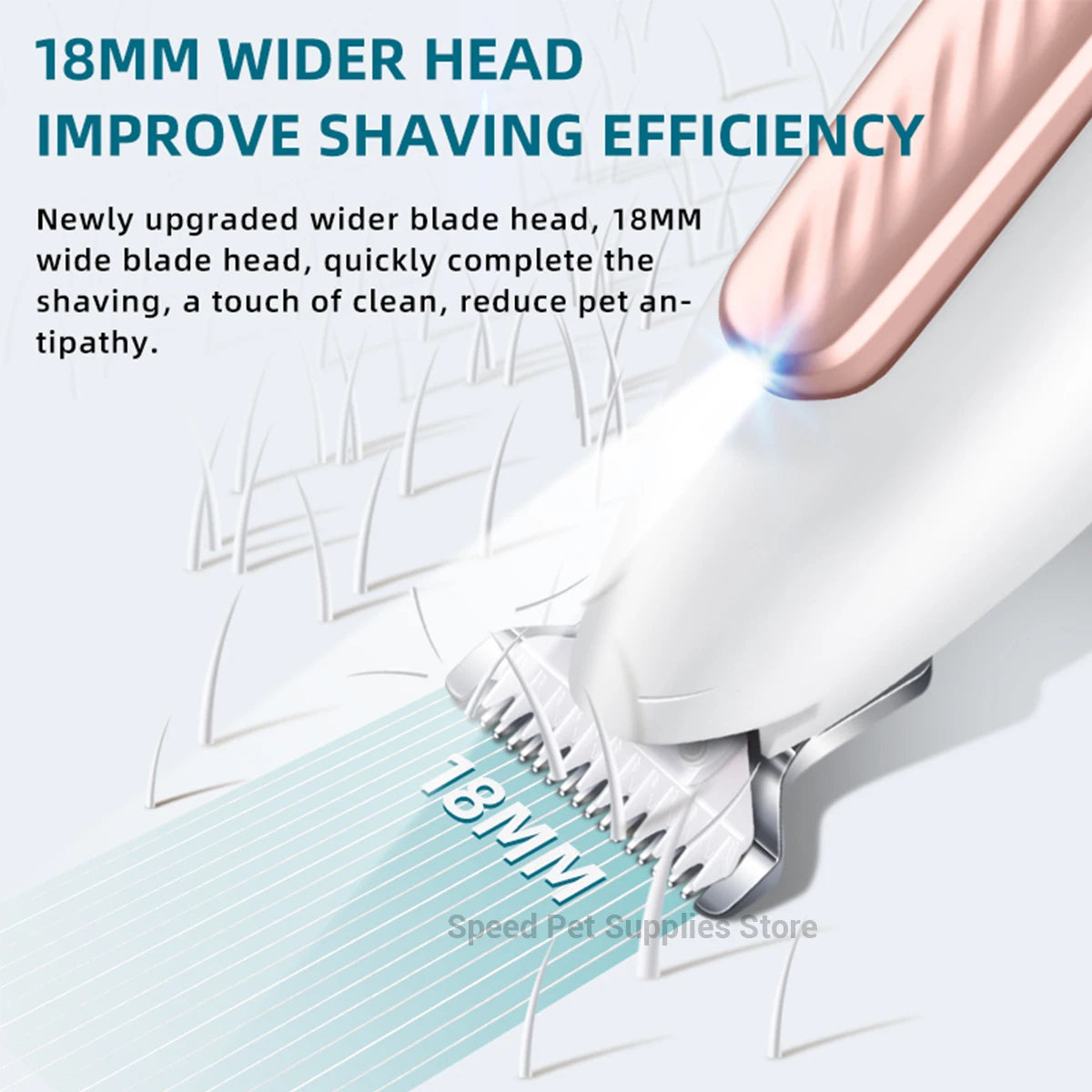 LED lighting Pet paw hair trimmer