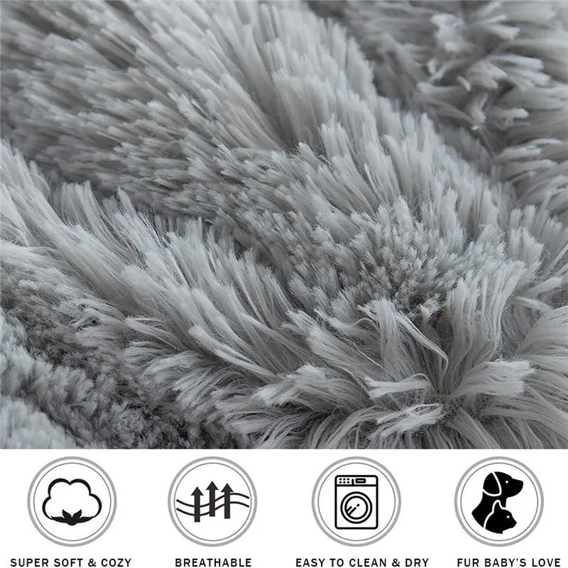 Lit rond pour chien confortable – PawFrance