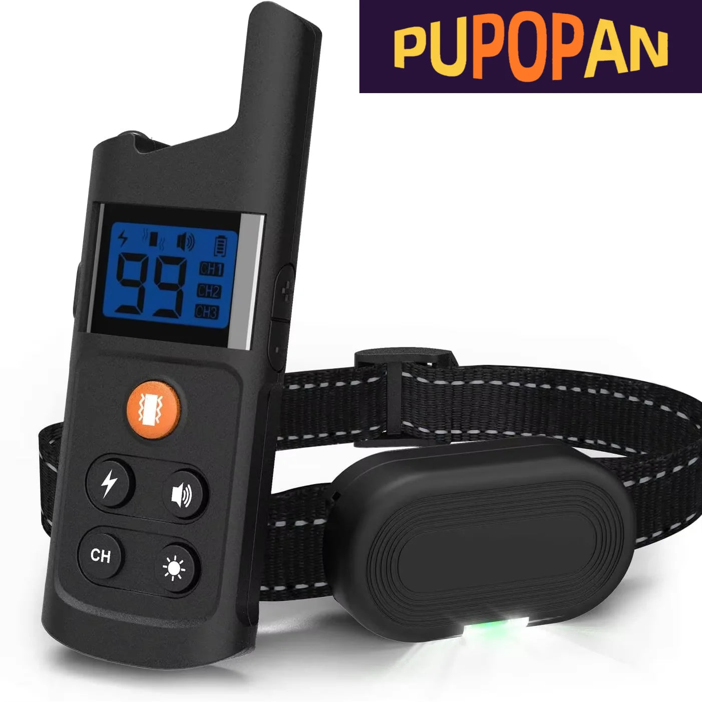 Collier de dressage étanche pour chiens