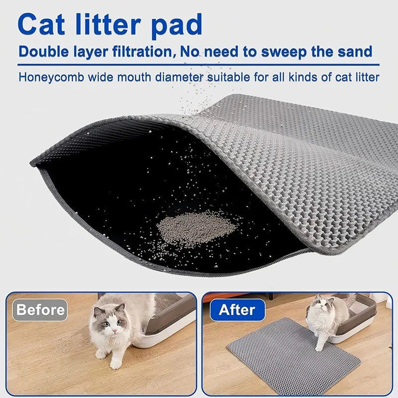 Tapis de litière pour chat