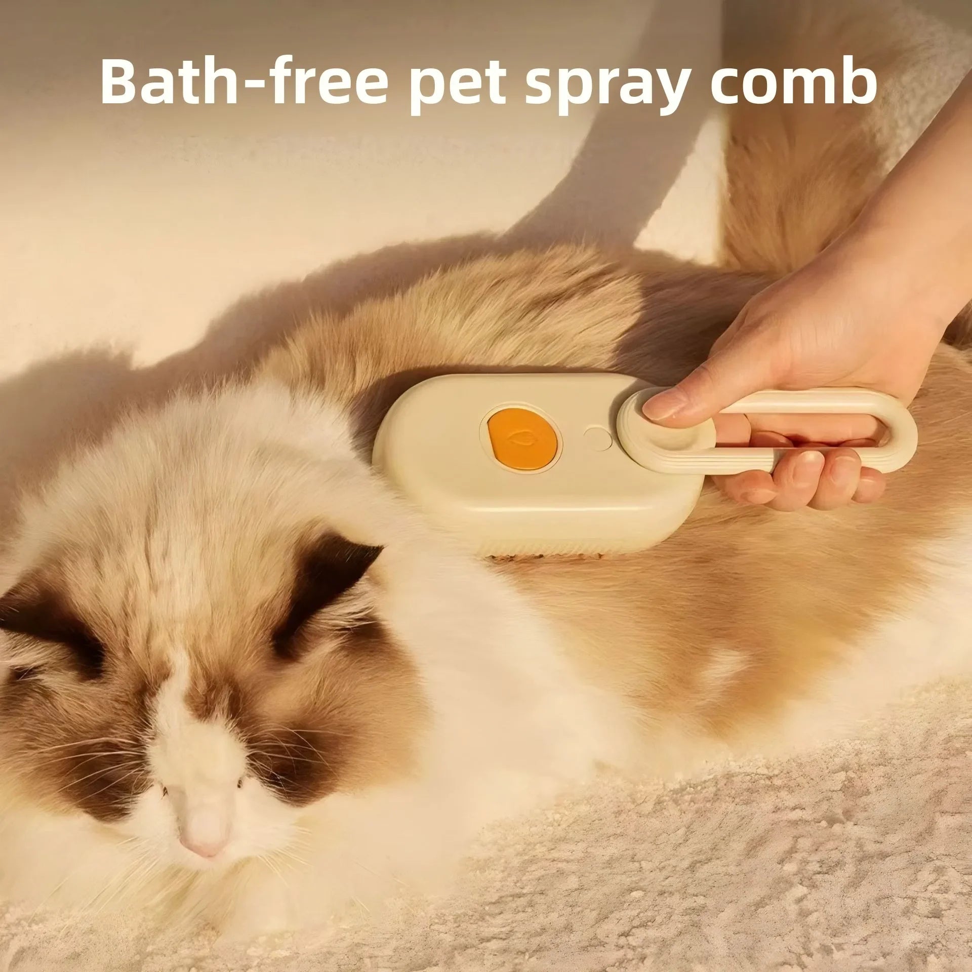 Peigne apaisant pour massage de chat