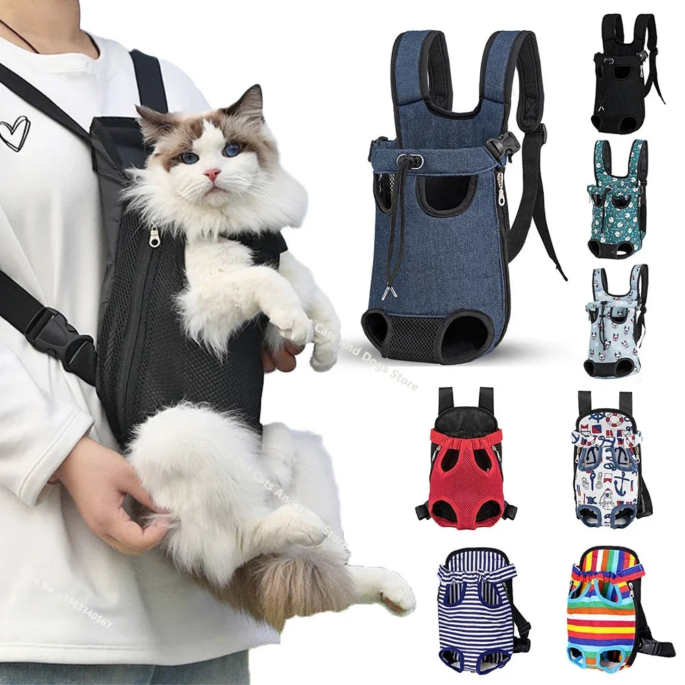 Sac de transport respirant pour chat
