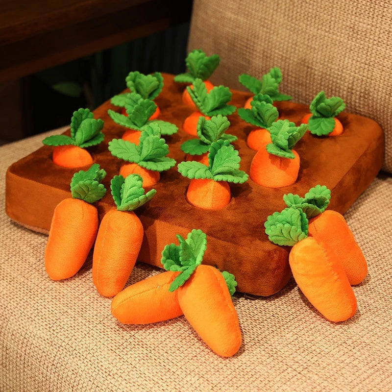 Dog Carrot Plush Toy