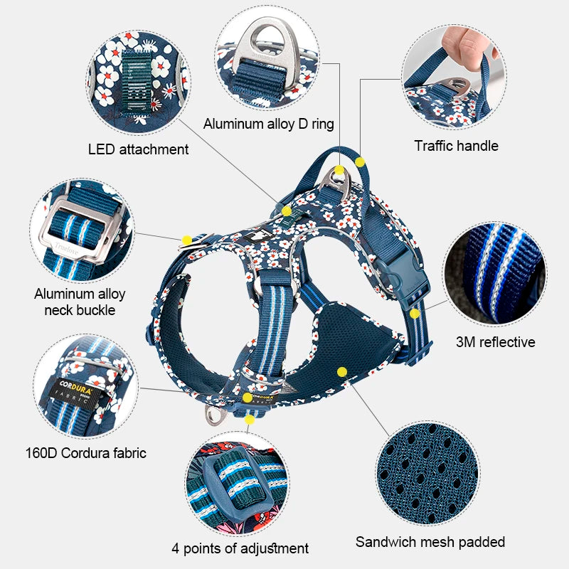 Harnais pour animaux de compagnie résistants