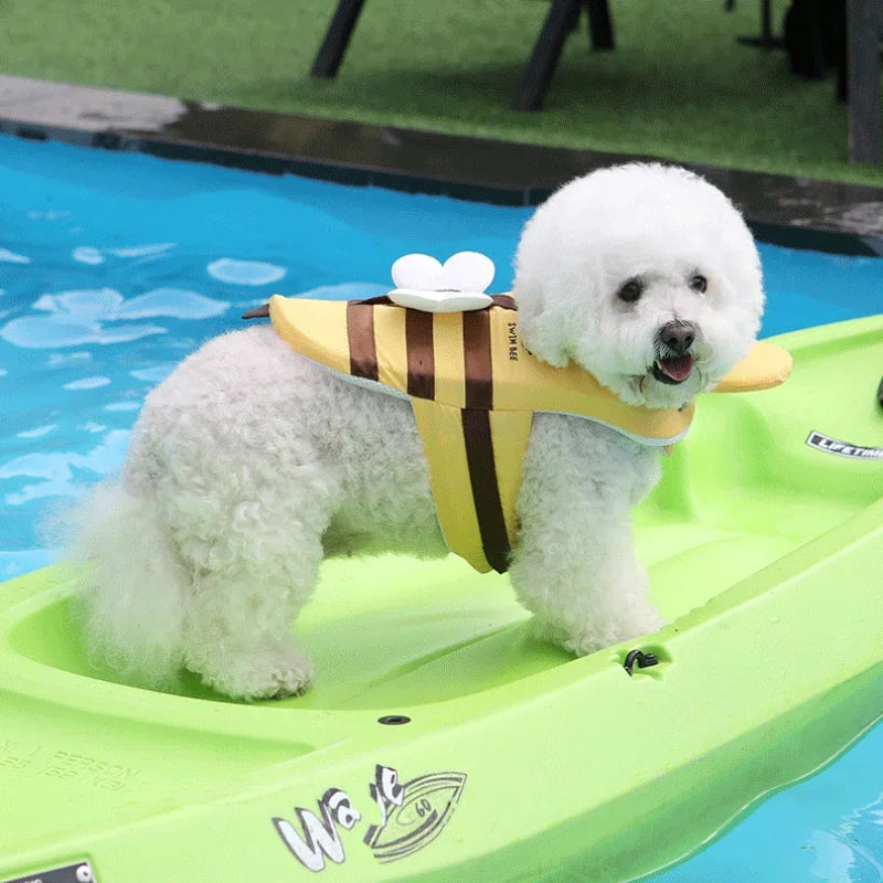 Maillot de bain pour petit chien abeille