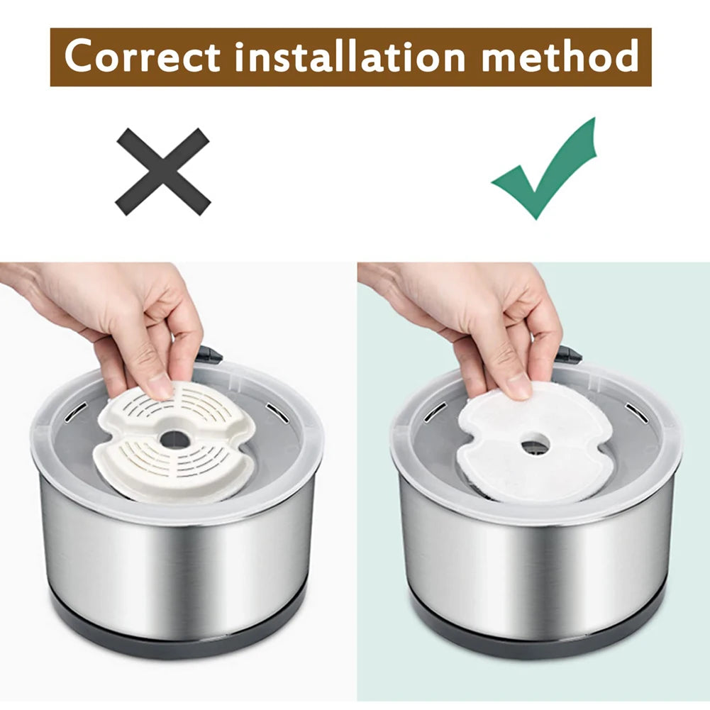 Filtres pour fontaine à eau pour animaux (4/8/32 pièces)