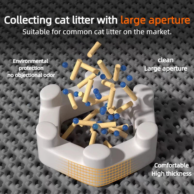 Tapis de litière pour chat