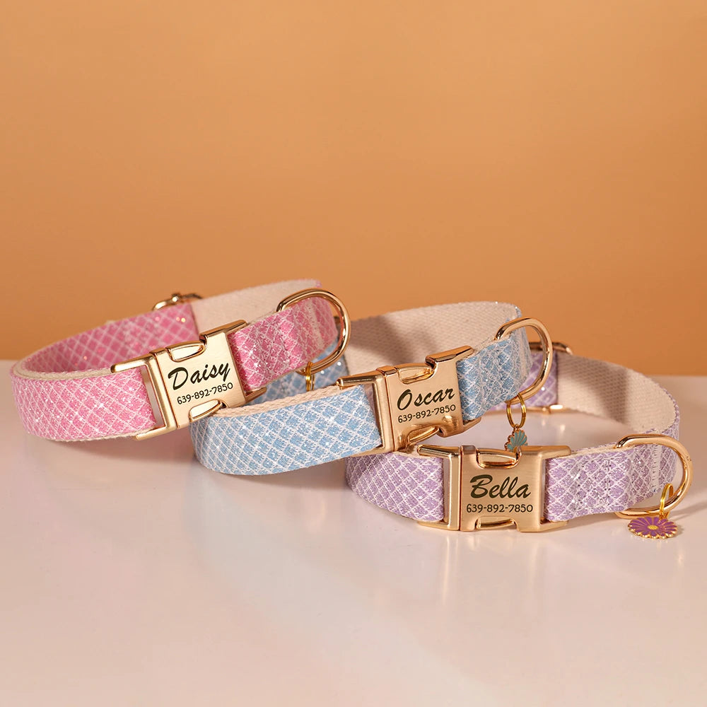 Collier de chien Bling personnalisé