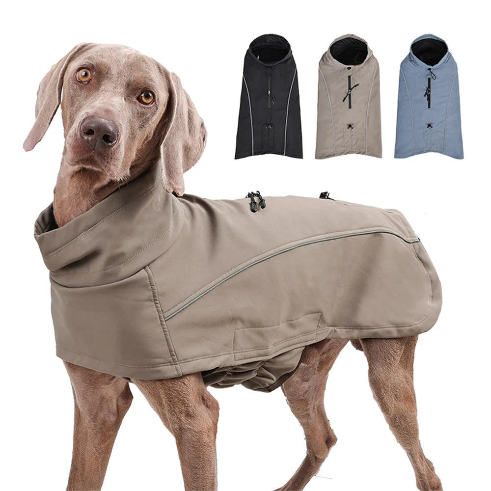 Veste imperméable pour grands chiens