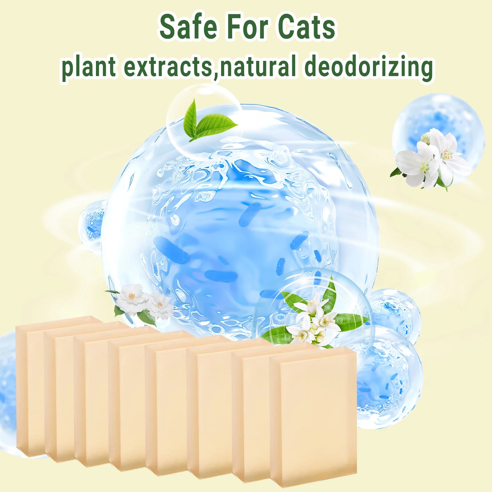 Remplacement du désodorisant pour litière pour chat