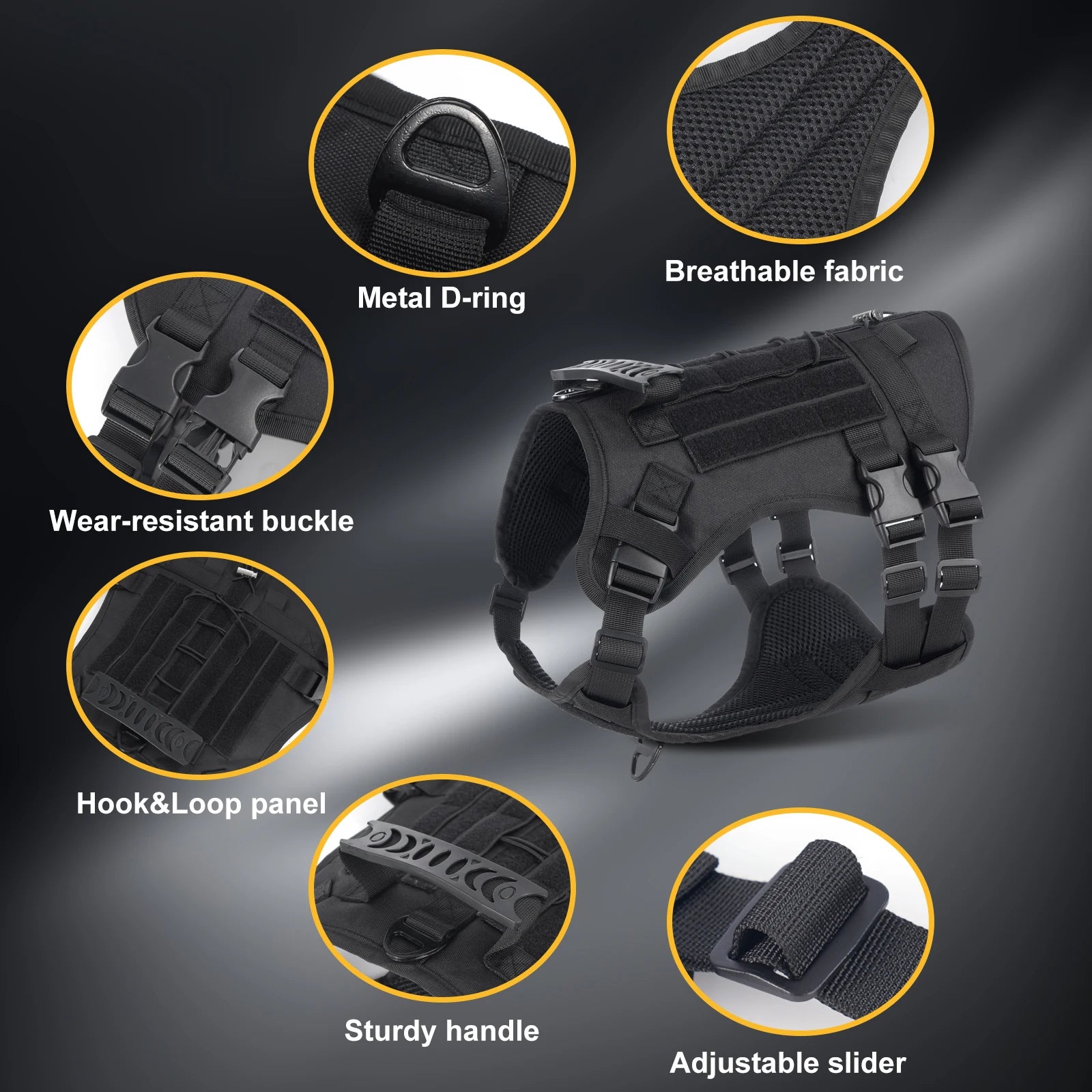 Harnais de traction pour chien