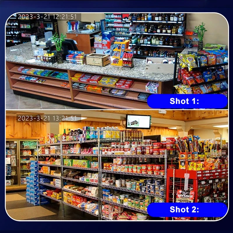 Caméra robot double objectif pour bébés et animaux