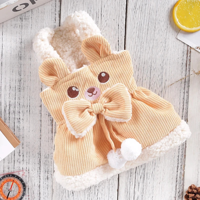 Robes en velours côtelé pour chiens