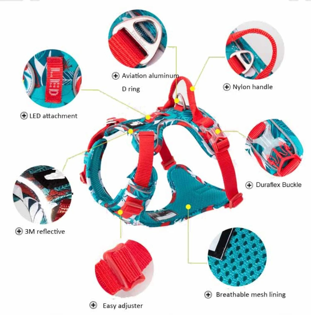 Harnais réfléchissant pour chien