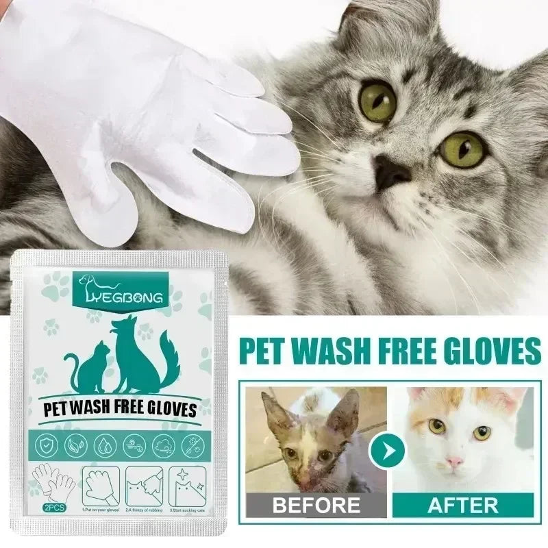 Kit de shampoing sans eau pour animaux de compagnie