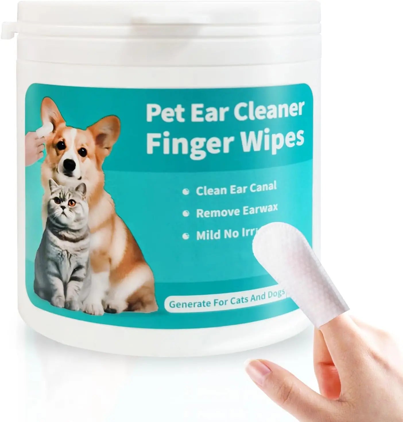Lingettes douces pour les oreilles des animaux