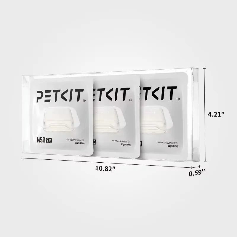 Cubes déodorants pour litière pour chat