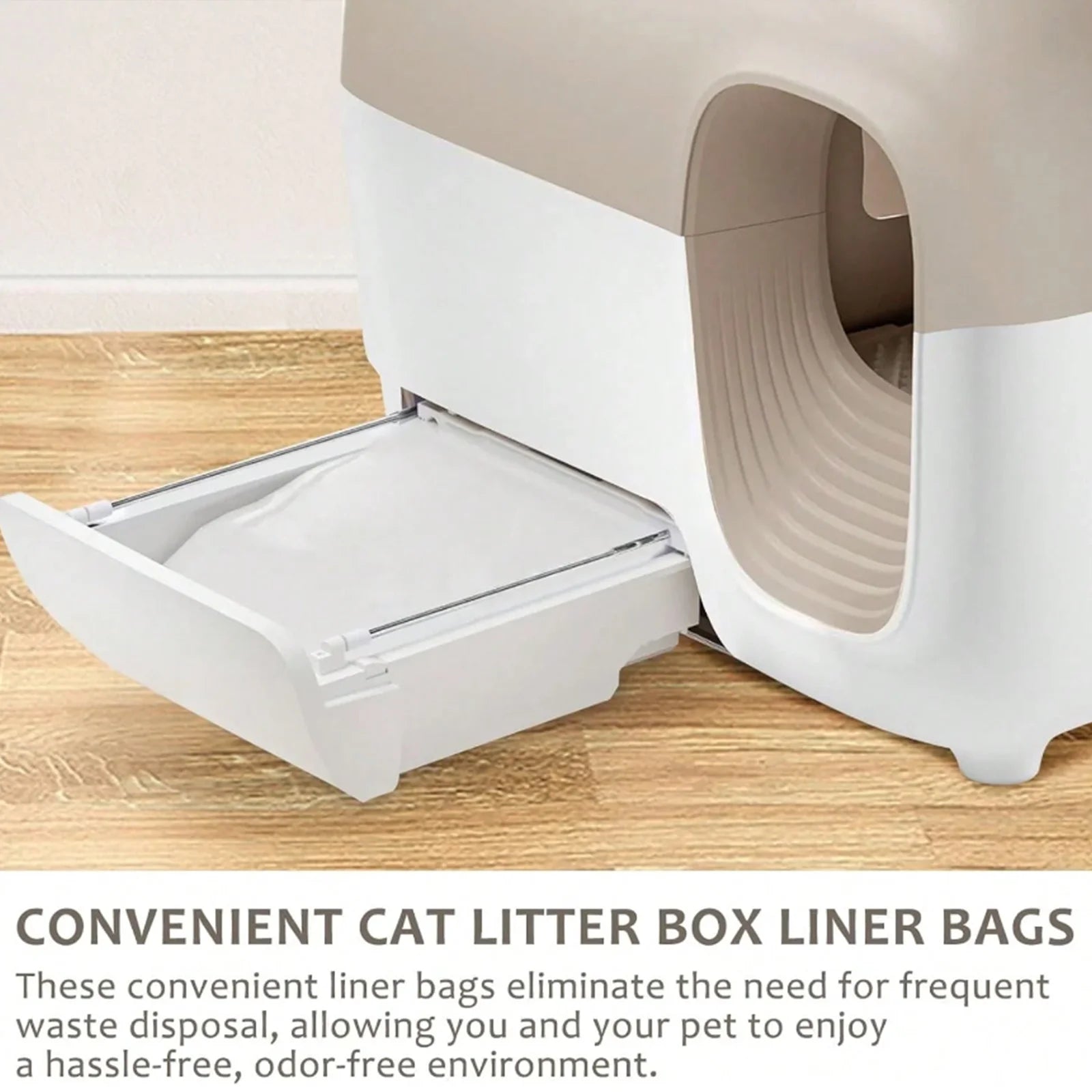 60 sacs à litière pour chat