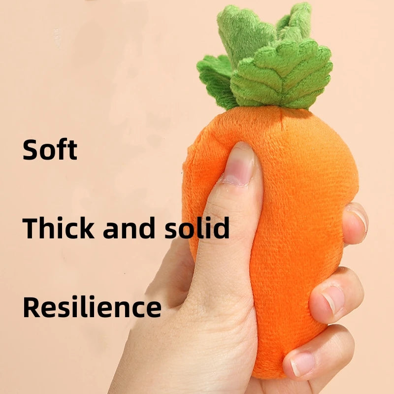 Dog Carrot Plush Toy