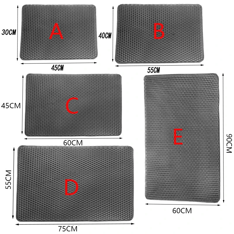 Tapis de litière pour chat