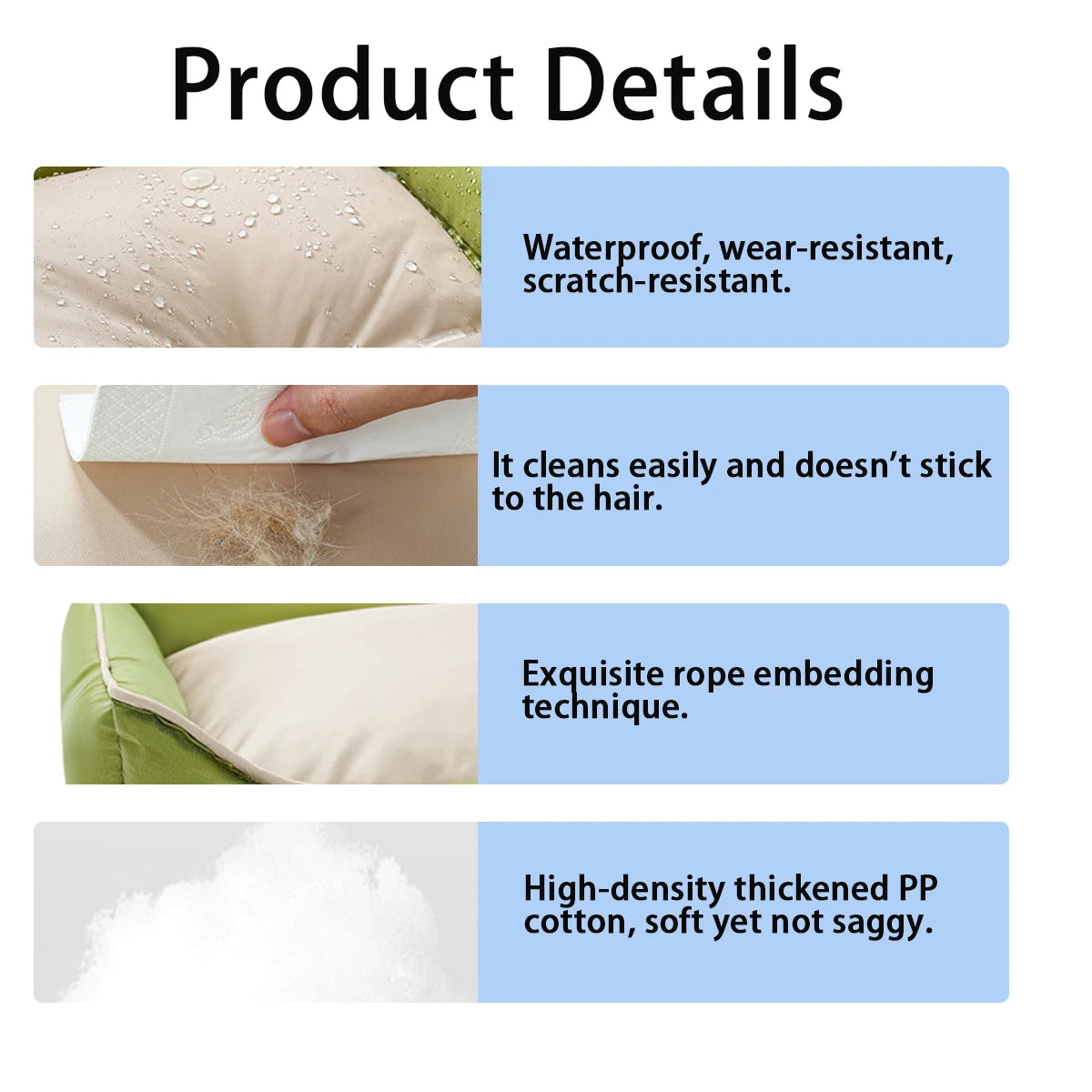 Lit Chien Imperméable Oxford