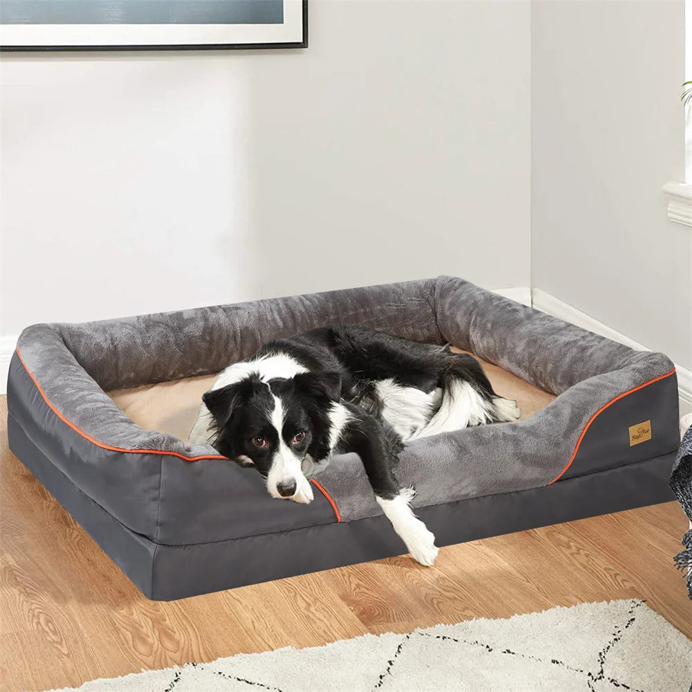Lit Orthopédique pour Chien Large | Confort Premium