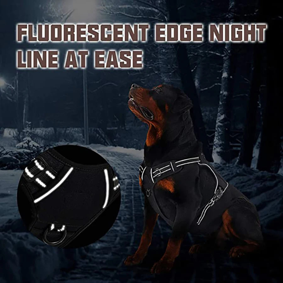 Harnais tactique confortable pour chien