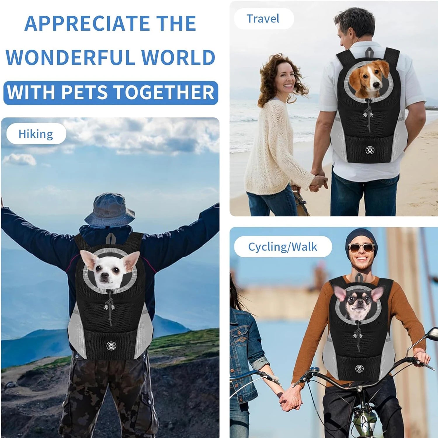 Transporteur extérieur pour chien