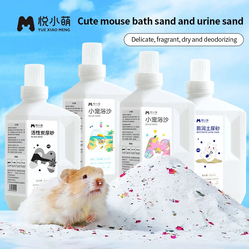 sable de bain pour hamster