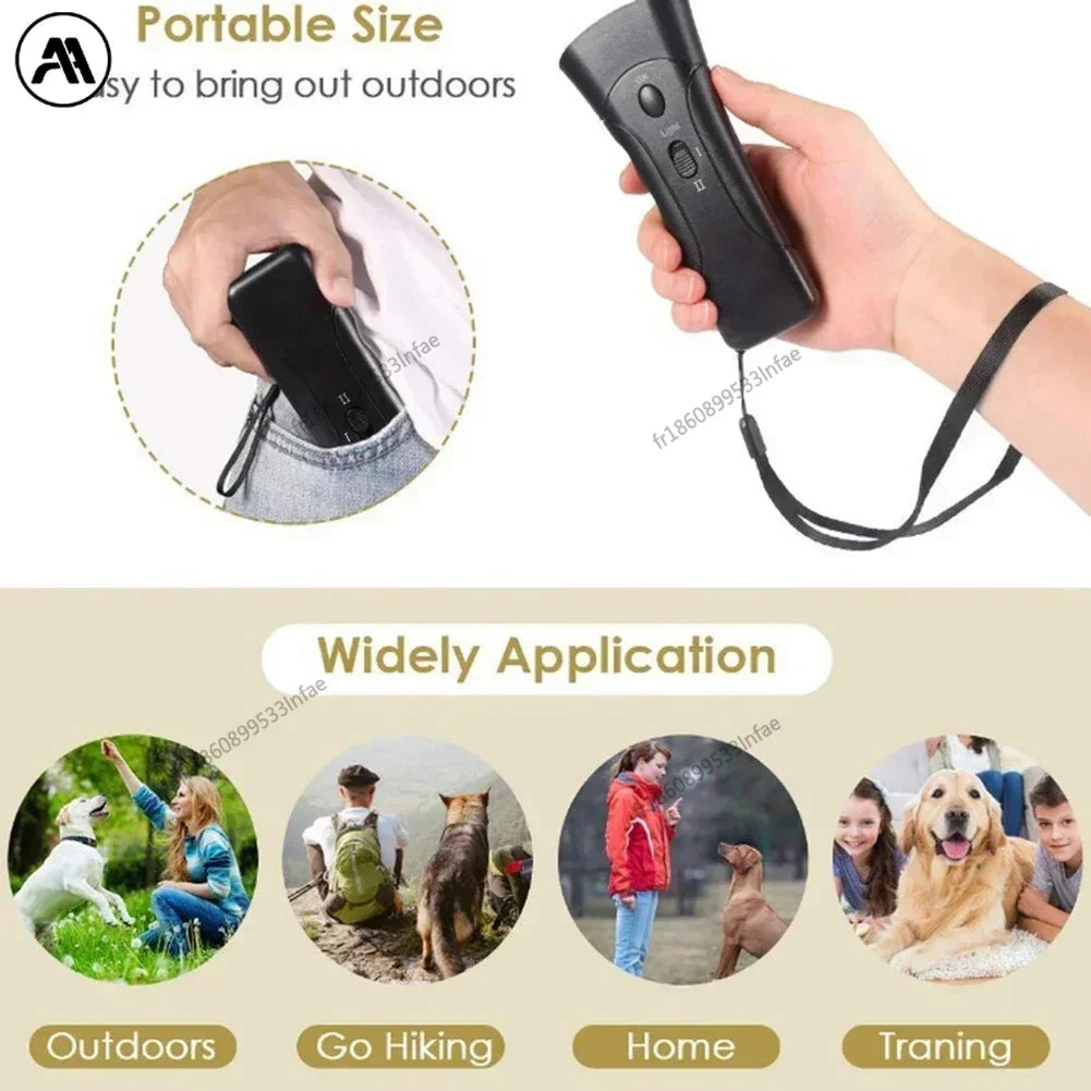Dresseur anti-aboiements à ultrasons pour chiens