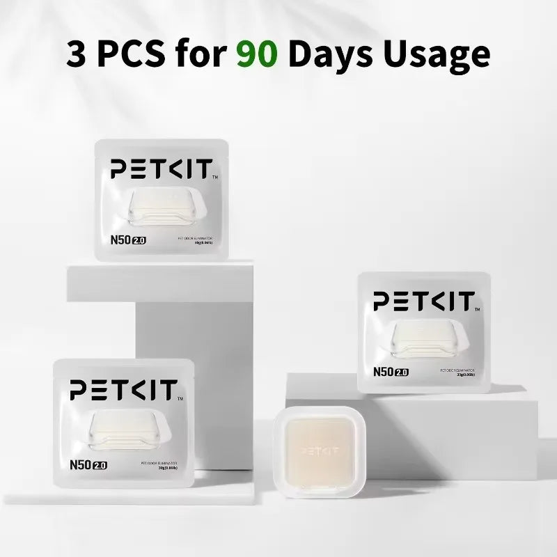 Cubes déodorants pour litière pour chat