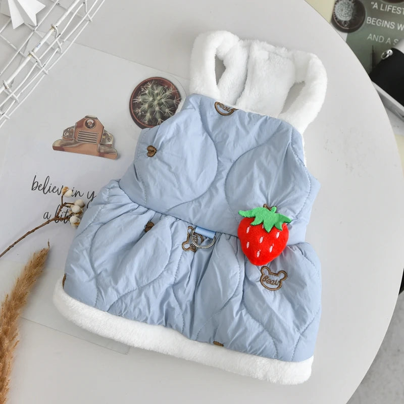 Robes en velours côtelé pour chiens