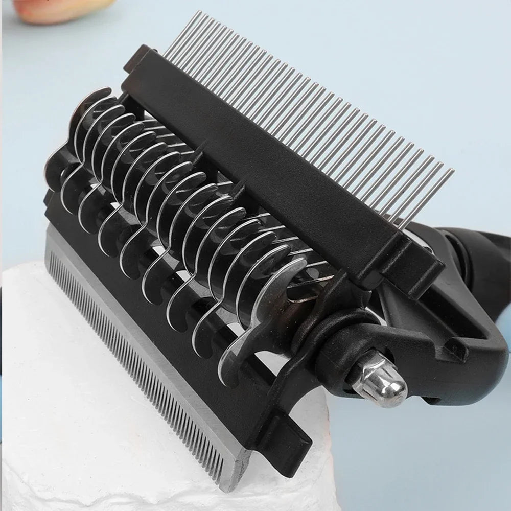 Brosse de démêlage 3 en 1 pour animaux